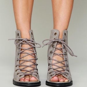 Minimal Lace Up Heels